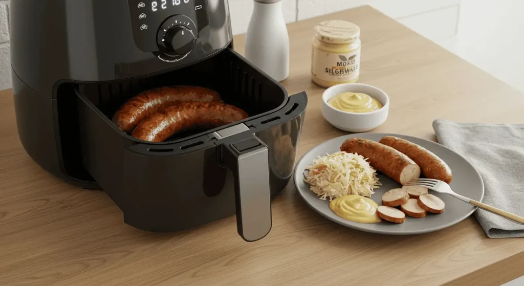 bratwurst in the air fryer
