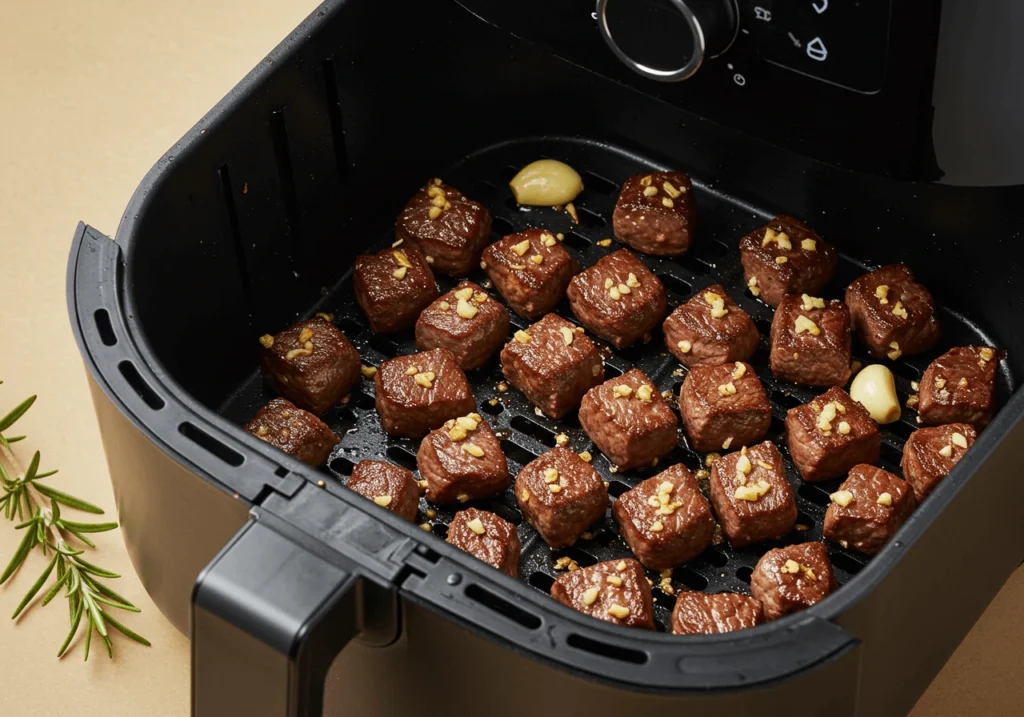 garlic steak bites air fryer