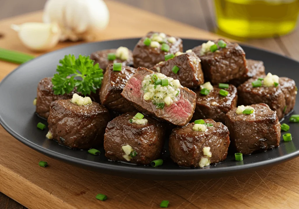 garlic steak bites air fryer