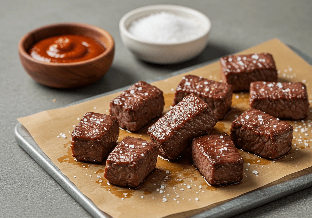 garlic steak bites air fryer