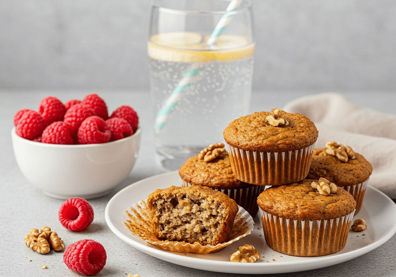 banana protein muffins