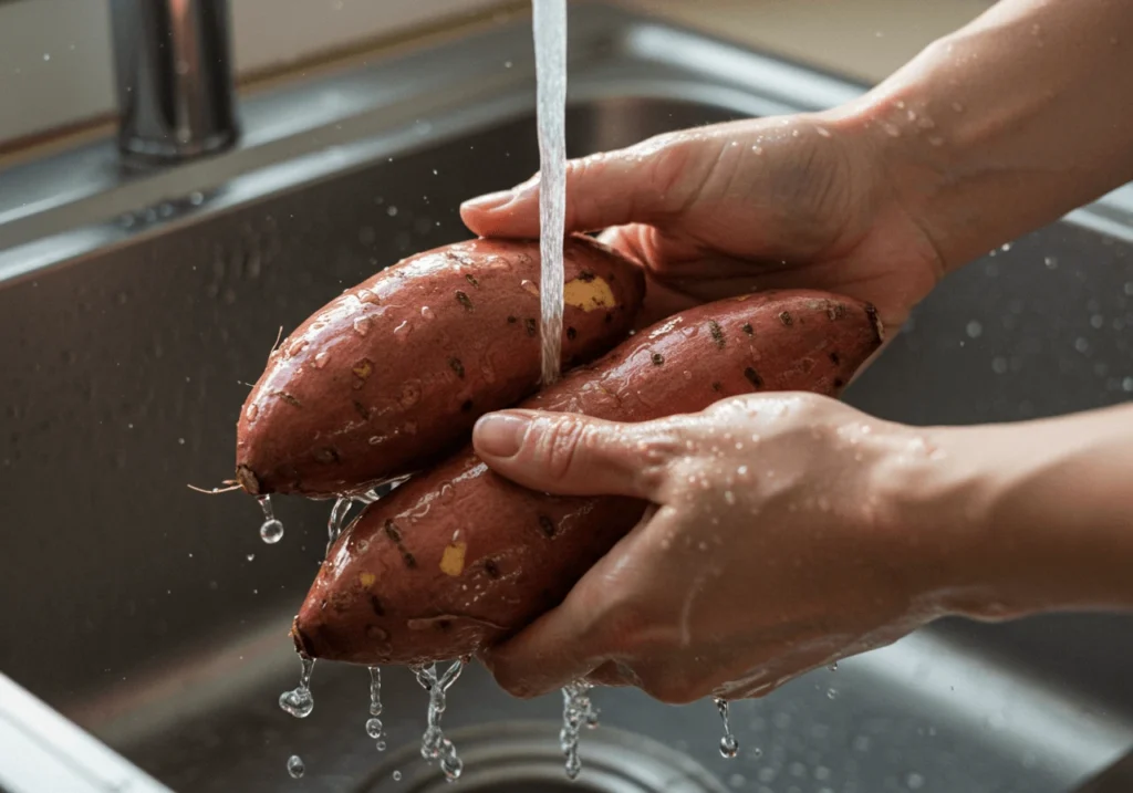 air fryer sweet potato