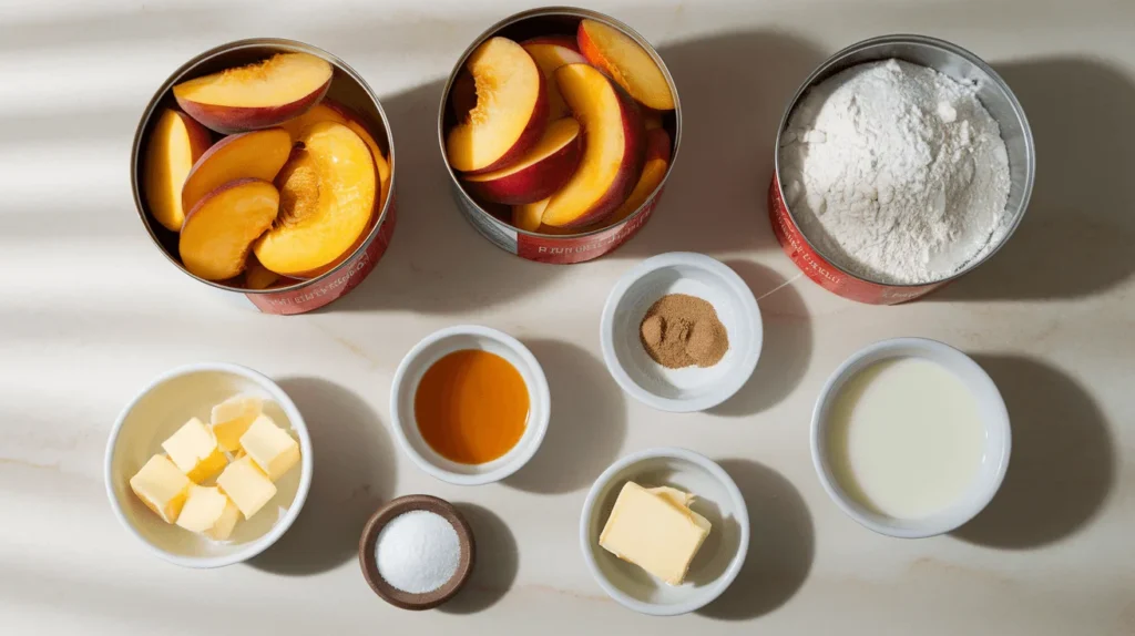 peach cobbler recipes made with canned peaches
