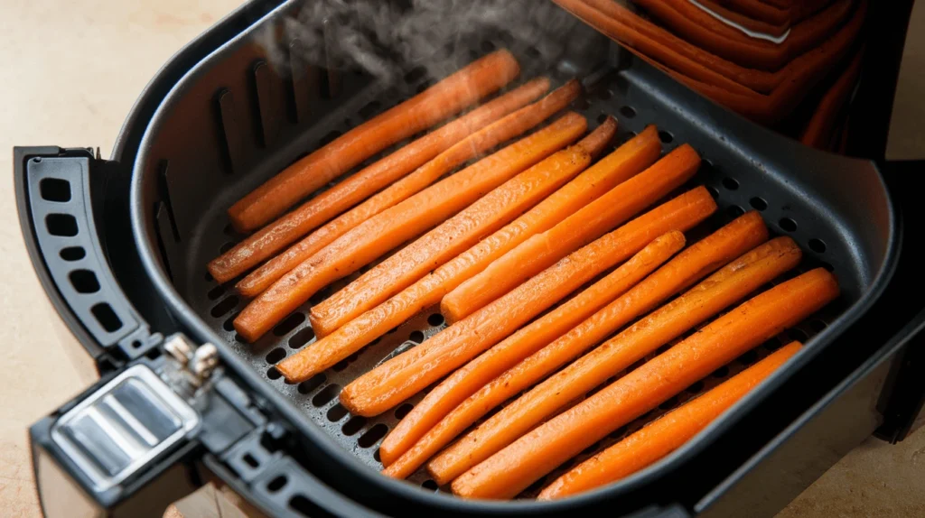 air fryer carrot fries