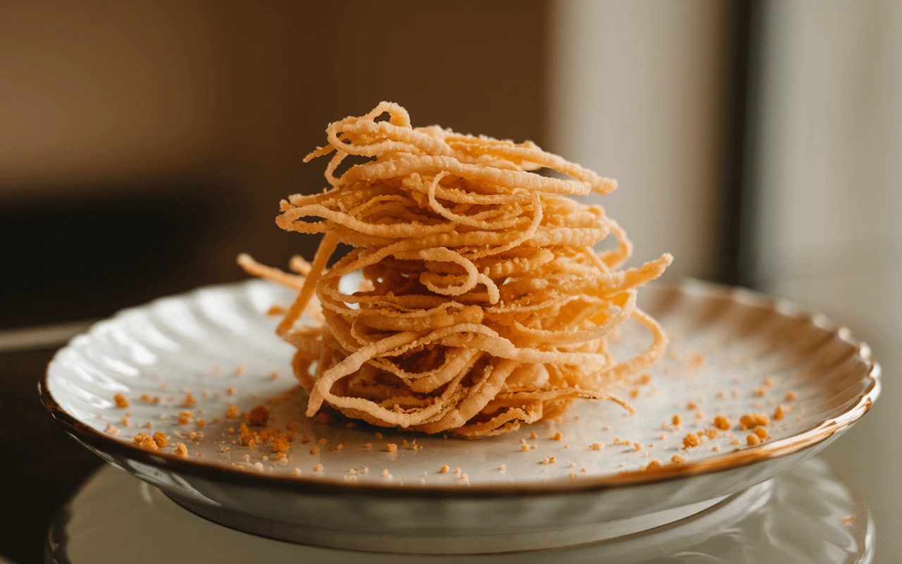 crispy onion strings