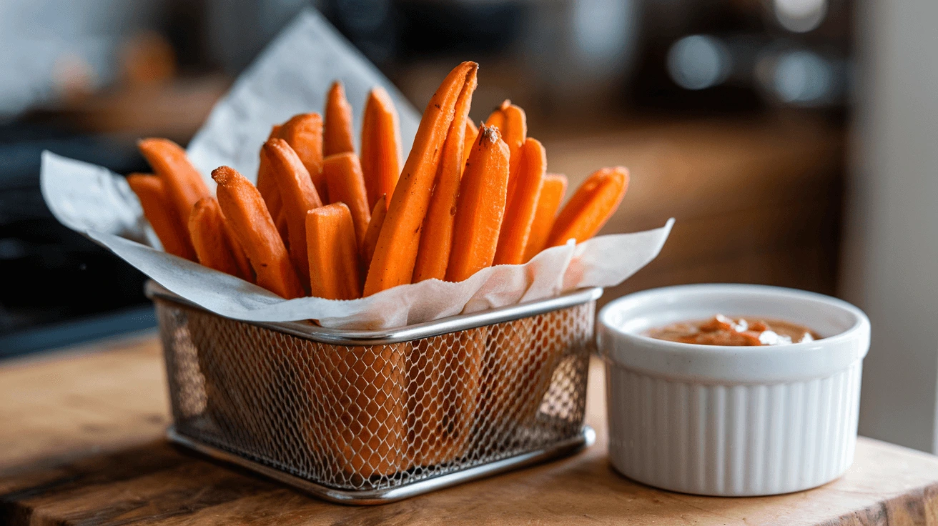 air fryer carrot fries